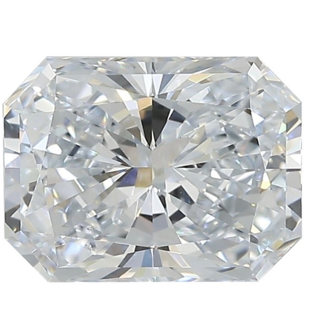 Radiant or emerald cut loose diamond stone - Picture 2 of 3